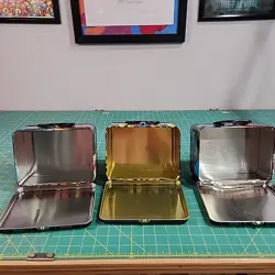 Pokemon Detective Pikachu *EMPTY* Lunch Box + Tins Lot of 6 Trading Card Game - Image 5