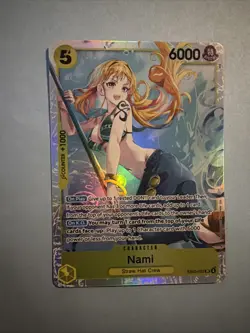 Nami EB03-053 SR Foil English One Piece TCG Card Near Mint - Image 1