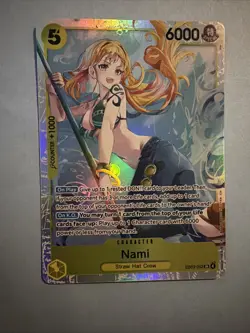 Nami EB03-053 SR Foil English One Piece TCG Card Near Mint - Image 2