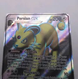 Pokemon TCG Persian GX Unbroken Bonds Holo Card 207/214 Full Art-LP/NM - Image 3