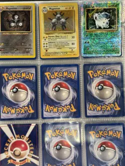 Pokemon 12 Holo + Reverse Holo Cards (2 Ninetails) Damaged - Image 2