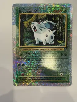 Pokemon 12 Holo + Reverse Holo Cards (2 Ninetails) Damaged - Image 4