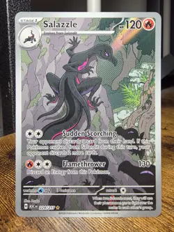 2026 Pokemon TCG Salazzle 224/217 Ascended Heroes Holo Illustration Rare Card NM - Image 1