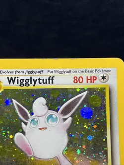 Pokemon Card Wigglytuff 19/130 Holo Rare Base Set 2 WOTC LP/MP - Image 2