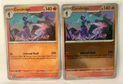 Ceruledge 020/94 Reverse Holo & Base Cards - Phantasmal Flames Set - Pack Fresh - Image 1