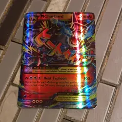 Pokemon Charizard Trapped Charizard EX Mega Full Art Holo Card 51 Topps - Image 1