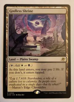 Godless Shrine Edge of Eternities Regular Rare Land NM+ - Image 1