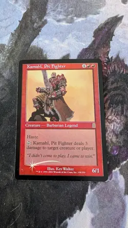 Kamahl, Pit Fighter. FOIL odyssey Mtg NM - Image 1