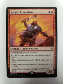 MTG Kargan Intimidator Zendikar Rising 145/280 Regular Rare - Image 2