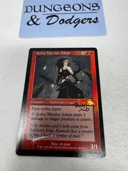 Jeska, Warrior Adept - Judgement FOIL - MTG Magic the Gathering - Signed - Image 1