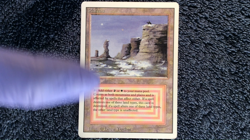 PLATEAU Revised dual land Magic the Gathering Moderate play - Image 2