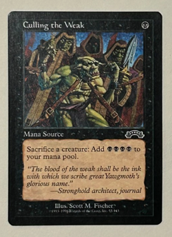 Culling the Weak Exodus Lightly Played LP MTG Magic Regular (2) - Image 1