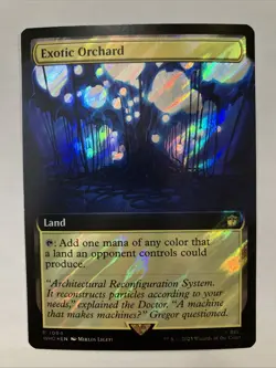 Exotic Orchard (Extended Art) (Surge Foil) Universes Beyond: Doctor Who Foil NM - Image 1