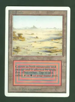 BADLANDS rare UNLIMITED Magic the Gathering HP - Image 1