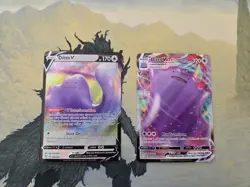 Pokemon Shining Fates Ditto V 050/Ditto Vmax 051 NM - Image 1