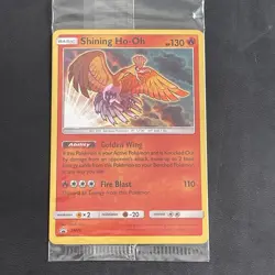 Shining Ho-Oh SM70 Holo Foil Factory SEALED Pokemon Black Star Promo - Image 1