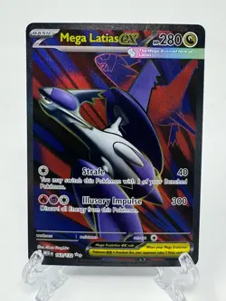 Pokemon Mega Evolution Mega Latios ex Full Art 163/132 Free Shipping - Image 1