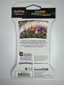 Pokemon TCG Sword & Shield Darkness Ablaze Booster Pack 820650807138 - Image 2