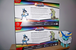 LOT OF 2 Pokemon Prismatic Evolutions Lucario & Tyranitar Ex Prem. Collection 2x - Image 2