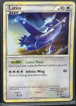Latios HGSS11 Holo Black Star Promo Pokemon TCG Heart Gold Soul Silver LP/MP - Image 1