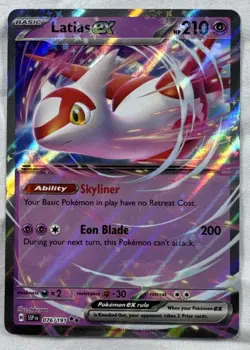 Latias Ex 76/191 - Surging Sparks Double Rare - Pokemon TCG NM - Image 1