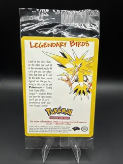 SEALED Pokemon Legendary Birds Promo-Zapdos - Image 1