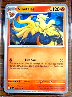 Ninetales Regular Uncommon #017 - CGC MINT 9 - 2024 Surging Sparks - Pokemon TCG - Image 2