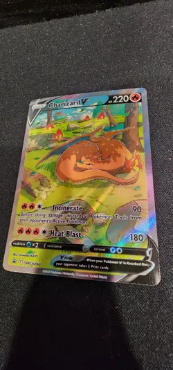 Pokemon TCG Charizard V SWSH260 Black Star Promo Holo - Image 2