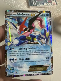 Ash-Greninja EX XY133 Holo Rare Black Star Promo Card Pokemon TCG Please Read! - Image 1