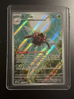 Pokemon 2025 ME01: Mega Evolution Ninjask 137/132 Illustration Rare - Image 1