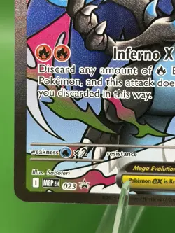 Mega Charizard X ex 023 MEP Black Star Promo Pokemon Phantasmal Flames UPC - 1 2 - Image 3