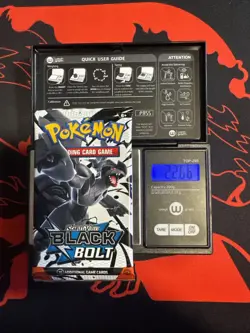 22.66g Heavy - Pokemon TCG S&V - Black Bolt Booster Pack! Semi GOD U - Image 1