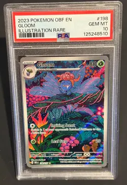 Pokemon Gloom #198/197 Obsidian Flames PSA 10 GEM MINT - Image 1