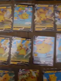 Pokemon TCG Lot of 10 Pikachu V VMax NM Full Art Ultra Rares Flying and Surfing - Image 4