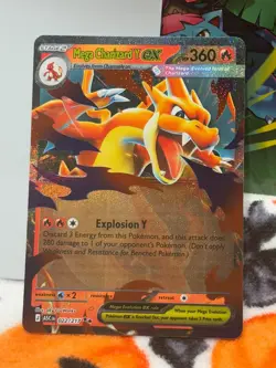 Mega Charizard Y Ex 022/217 Ascended Heroes Pokemon TCG MINT - PSA 10 QUALITY - Image 4