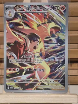 Ethan's Typhlosion 190/182 IR Holo - DRI EN Destined Rivals - Pokemon NM - Image 1