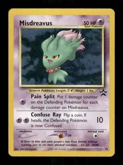 Pokemon Misdreavus Promo WoTC Promo 39/53 LP - Image 1