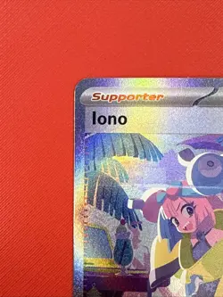 Pokemon Iono 237/091 SV: Paldean Fates Full Art Holo Special Illustration Rare - Image 2