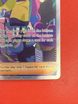 Pokemon Iono 237/091 SV: Paldean Fates Full Art Holo Special Illustration Rare - Image 4