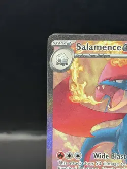 2025 Pokemon TCG Salamence EX Full Art Holo Journey Together 187/159 NM - Image 2