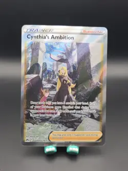 2023 Pokemon SWSH Crown Zenith Cynthia's Ambition Galarian Gallery #GG60/GG70 - Image 1