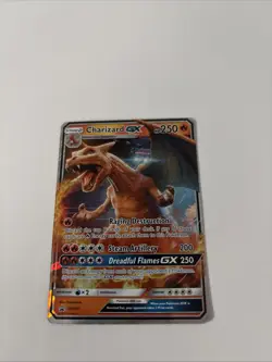 Pokemon TCG Charizard GX SM195 Detective Pikachu Promo Holo LP - Image 1