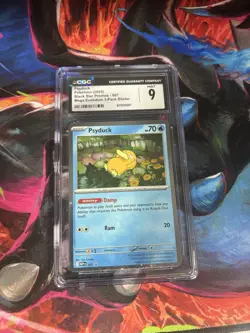 Psyduck Pokemon (2025) Black Star Promos - 007 Mega Evolution CGC 9 - Image 1