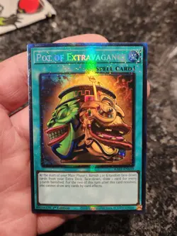 Pot of Extravagance RA01-EN059 Collector's Rare 1st Edition YuGiOh - Image 1