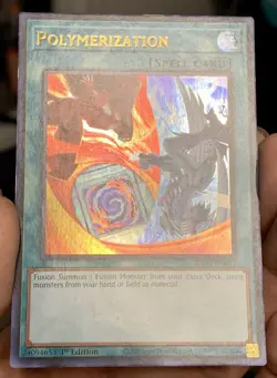 Yugioh 1xCopy Polymerization (Hero Art) RA03-EN051 Ultra Rare NM/VLP w/Tracking - Image 2
