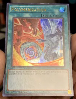 Yugioh 1xCopy Polymerization (Hero Art) RA03-EN051 Ultra Rare NM/VLP w/Tracking - Image 3