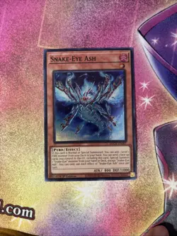 (Ey) Snake-Eye Ash Super Rare 1St Edition AGOV-EN007 Yugioh VLP - Image 1