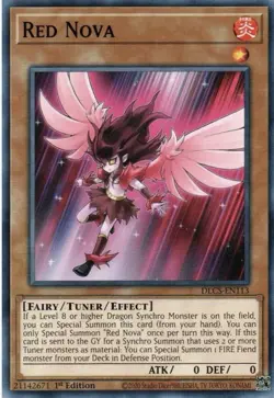 Red Nova - DLCS-EN113 - 1st Common NM Yugioh - Image 1