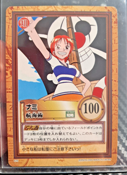 BANDAI One Piece Hyper Battle NAMI SCARCE C75 EARLY CARD VINTAGE LUFFY CREW - Image 1