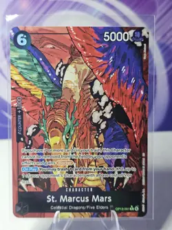 One Piece OP13-091 St. Marcus Mars Alt Art EN NM - Image 1